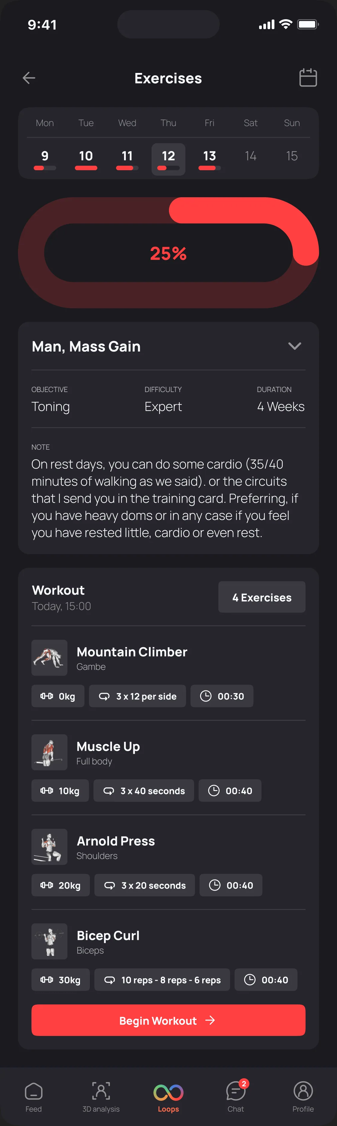 FitLoop app preview